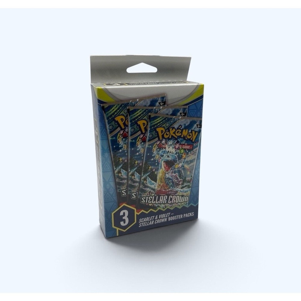 Pokemon Scarlet & Violet Stellar Crown 3 Booster Packs